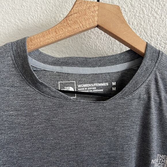 The North Face Gray Lightweight T-Shirt Athleisure Neutral Women's Medium - Picture 5 of 6